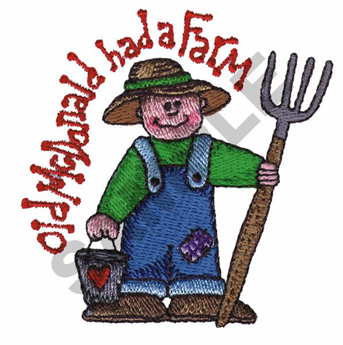 OLD MCDONALD HAD A FARM Embroidery Designs Machine Embroidery Designs 