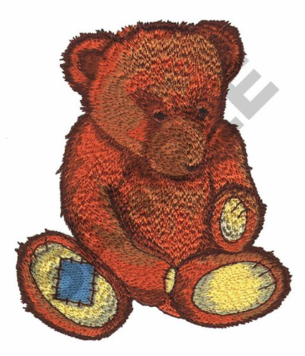 teddy bear embroidery design