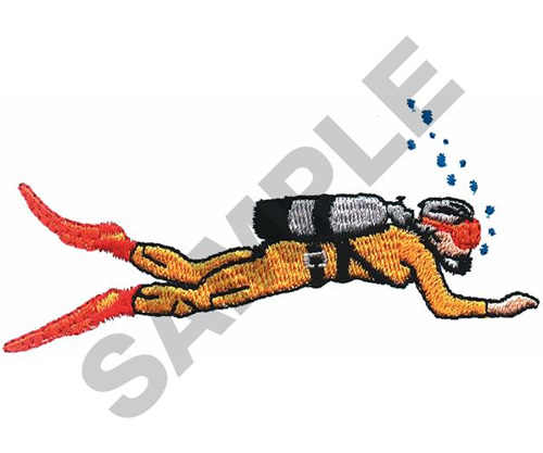  SCUBA  DIVER Embroidery  Designs  Machine Embroidery  Designs  