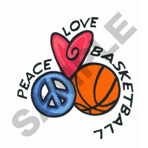 peace love basketball shorts