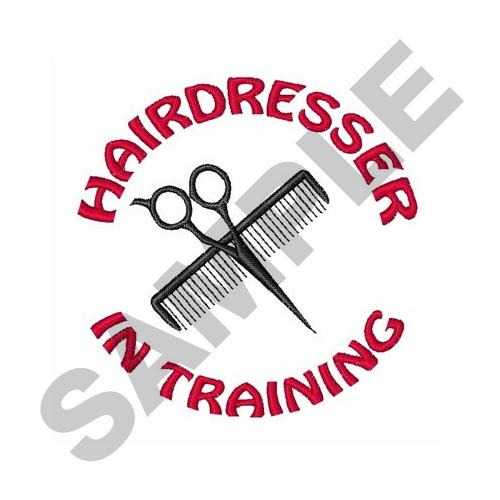 Hairdresser In Training Embroidery Designs Machine Embroidery