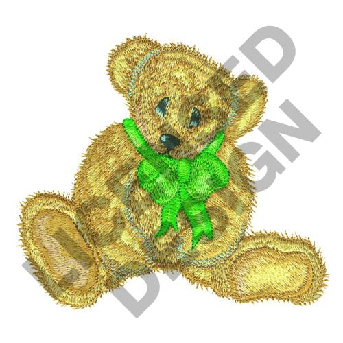 teddy bear with embroidered name