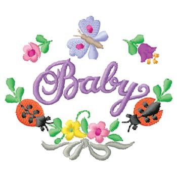 Baby Flowers Embroidery Designs, Machine Embroidery Designs at