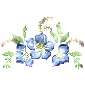 Cross stitch flowers embroidery designs machine embroidery designs at