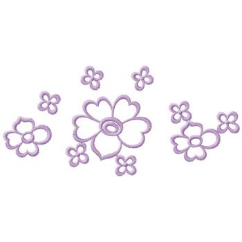 Floral Outline Embroidery Designs, Machine Embroidery Designs at ...
