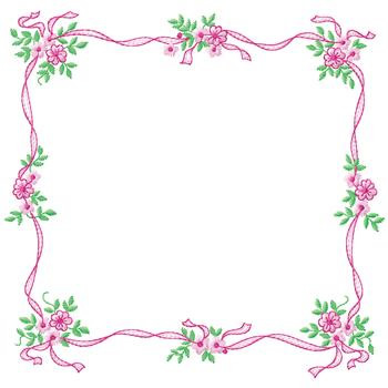 Floral Frame Embroidery Designs, Machine Embroidery Designs at ...