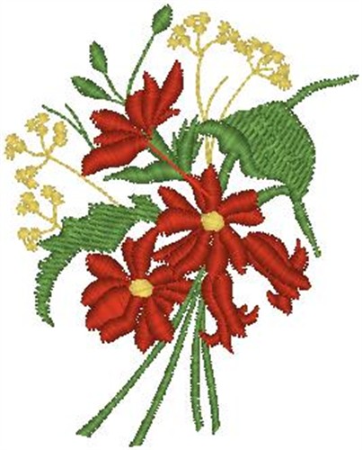 Wildflower Bouquet Embroidery Designs, Machine Embroidery ...