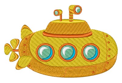 Yellow submarine embroidery designs machine embroidery designs at