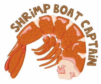 Shrimp Boat Captain Embroidery Designs, Machine Embroidery ...