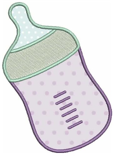 Baby Bottle Applique Embroidery Designs, Machine Embroidery Designs at ...