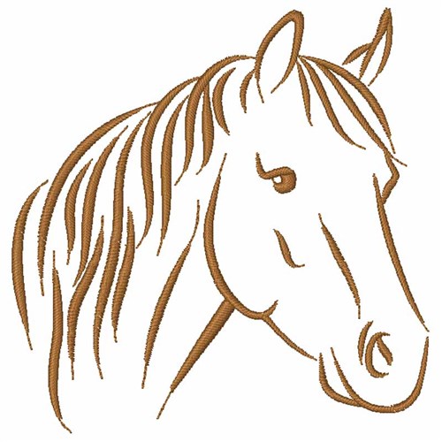 Horse Head Outline Embroidery Design Images Result - Samdexo