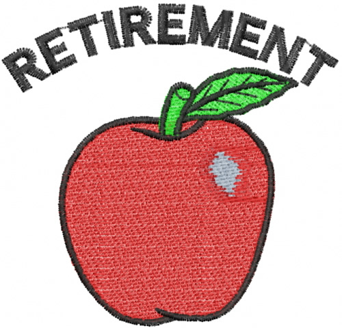 Teacher Retirement Embroidery Designs, Machine Embroidery Designs at