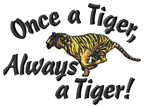Always A Tiger Embroidery Designs Machine Embroidery Designs at