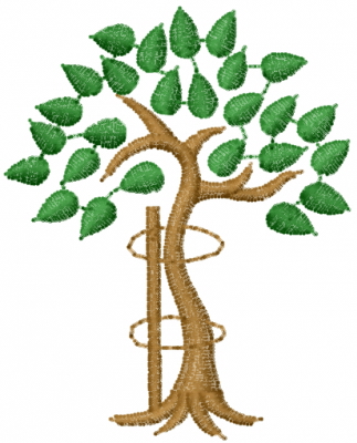Tree Embroidery Pattern Free