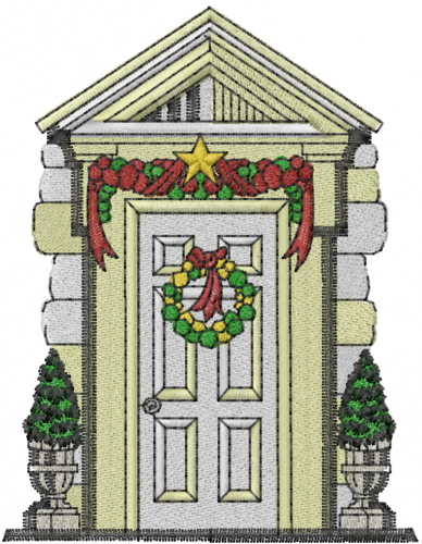 Front Door  Embroidery  Designs  Machine Embroidery  Designs  