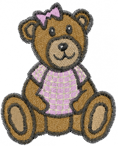 teddy embroidery