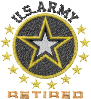 US Army Retired Embroidery Designs Machine Embroidery Designs at Flag designs embroidery usa america facing pack forward p1201 chiefsthreads