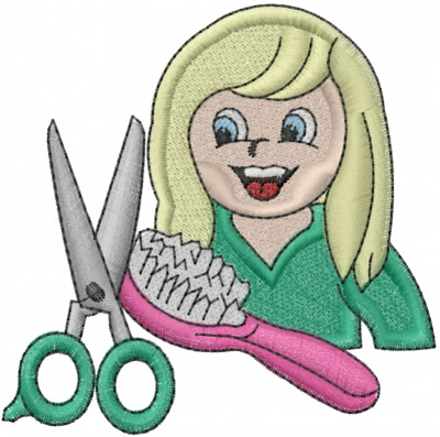Hair stylist embroidery designs machine embroidery designs at Hair stylist embroidery designs machine embroidery designs at