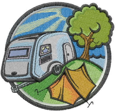 Camping Scene Embroidery Designs Machine Embroidery Designs at