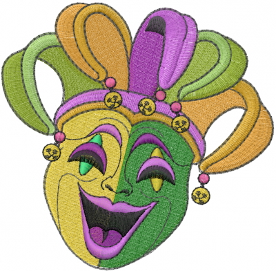 Happy Mask Embroidery Designs Machine Embroidery Designs At Embroiderydesigns Com