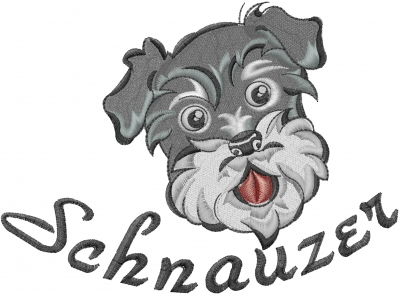 Schnauzer embroidery designs machine embroidery designs at Schnauzer embroidery designs machine embroidery designs at
