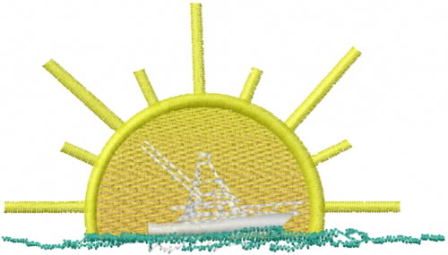 FISHING BOAT Embroidery Designs Machine Embroidery Designs At 