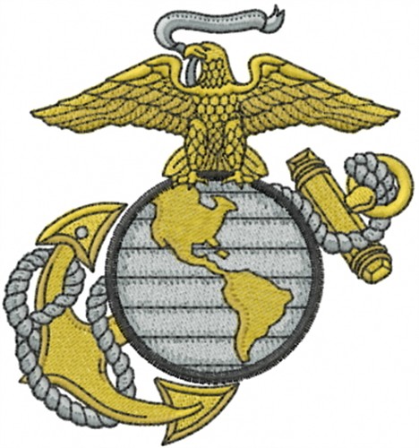 Marine Logo Embroidery Designs, Machine Embroidery Designs at