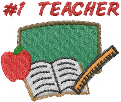 1 TEACHER Embroidery Designs Machine Embroidery Designs At