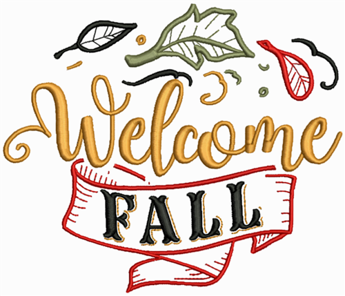 Welcome fall embroidery designs machine embroidery designs at Welcome fall embroidery designs machine embroidery designs at