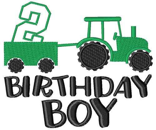 Download 2nd Birthday Tractor Embroidery Designs Machine Embroidery Designs At Embroiderydesigns Com