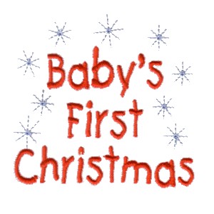 Download Babys First Christmas Embroidery Designs, Machine ...