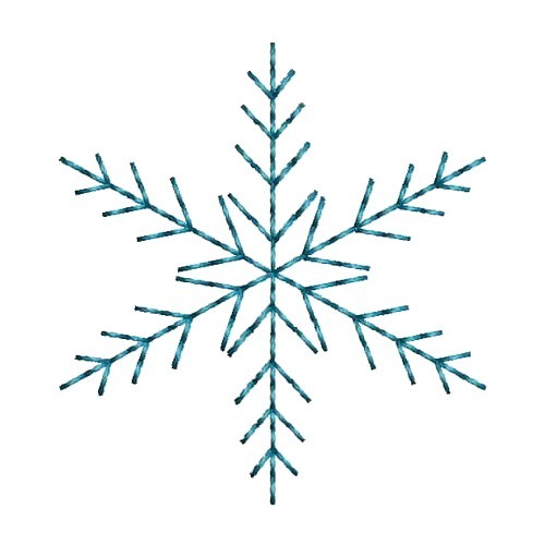 Snowflake Embroidery Design Winter Embroidery Designs