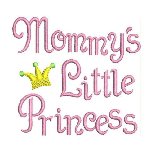 Mommys Little Princess Embroidery Designs, Machine ...