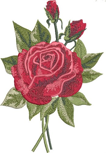 Beautiful Rose Embroidery Designs, Machine Embroidery Designs at ...