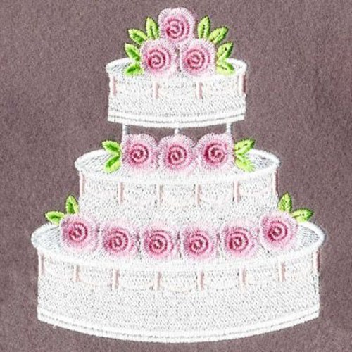 Realistic Cake Embroidery Designs, Machine Embroidery Designs at