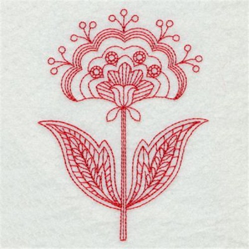 Redwork Flower Embroidery Designs Machine Embroidery Designs At
