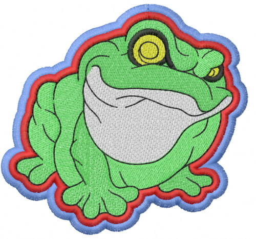 Download Frog - three outlines Embroidery Designs, Machine ...