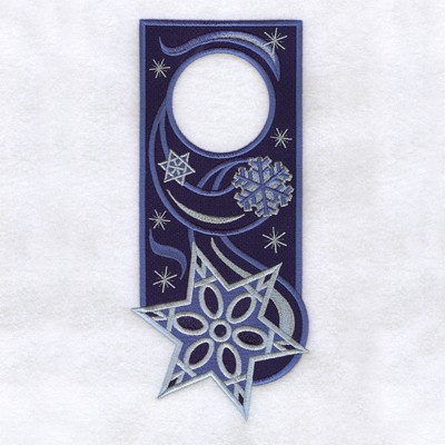 Snowflake Door  Hanger Embroidery  Designs  Machine 