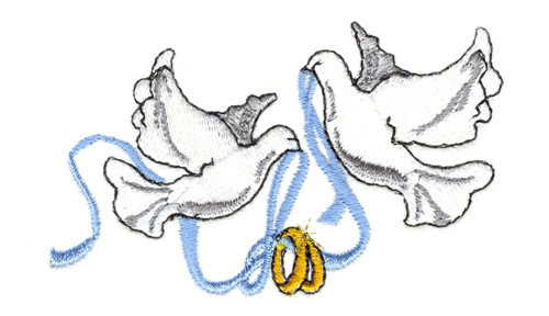 free clipart of wedding doves - photo #44