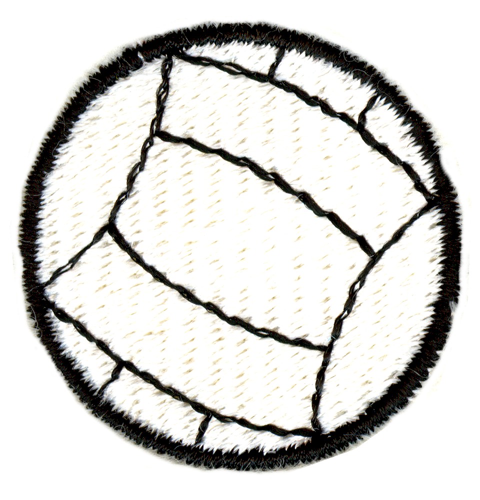 Large Volleyball Embroidery Designs, Machine Embroidery Designs at