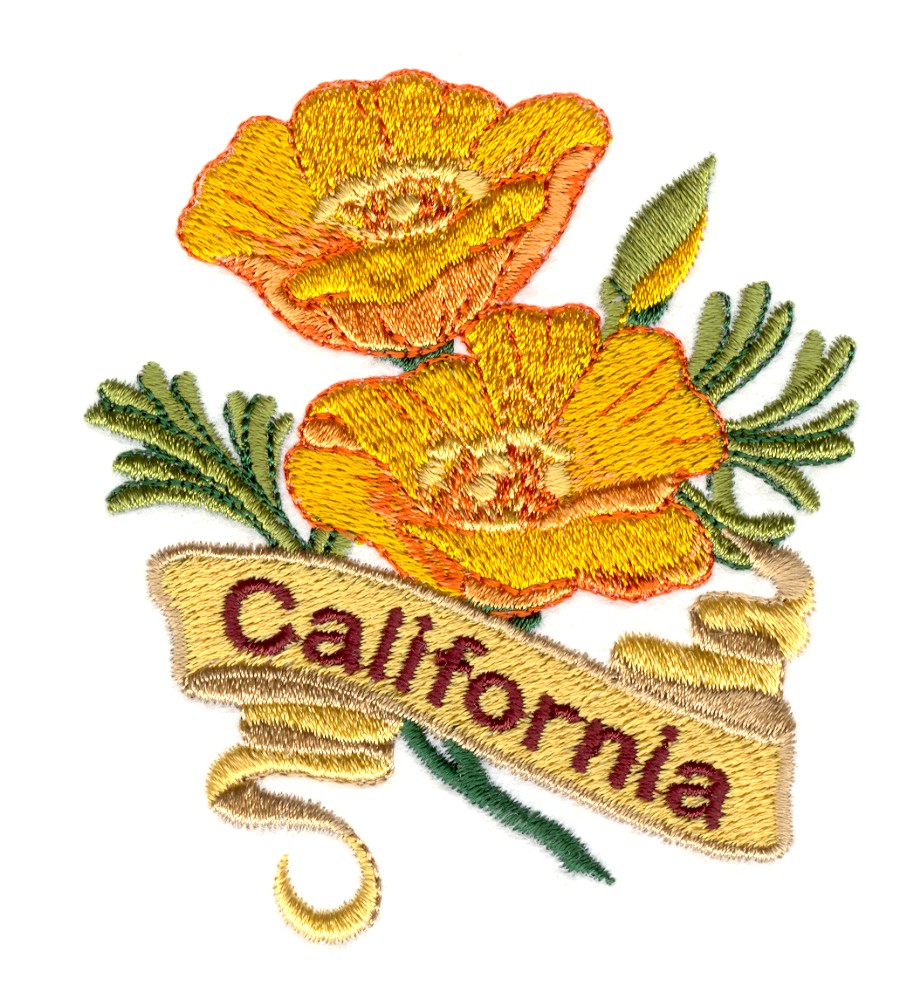 California Poppy Hand Embroidery Pattern | Embroidery