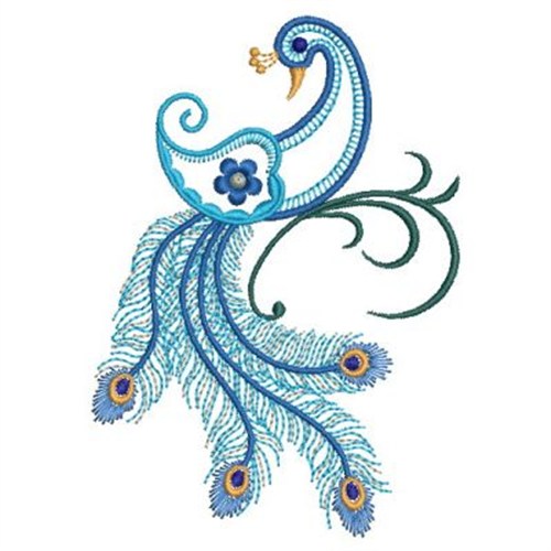 Jacobean Peacock Embroidery Designs, Machine Embroidery Designs at ...