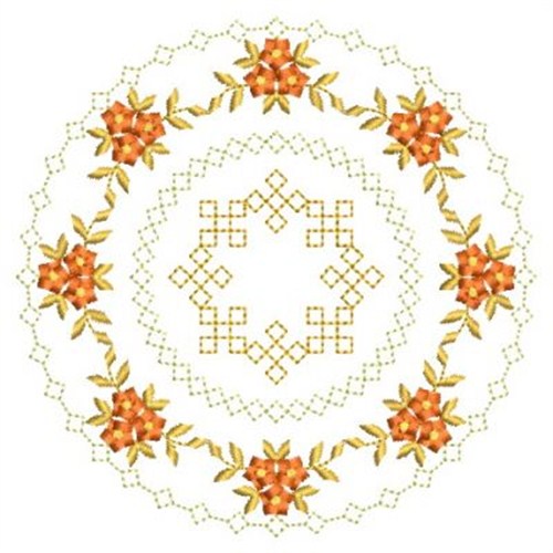 Flower Circle Embroidery Designs, Machine Embroidery Designs at