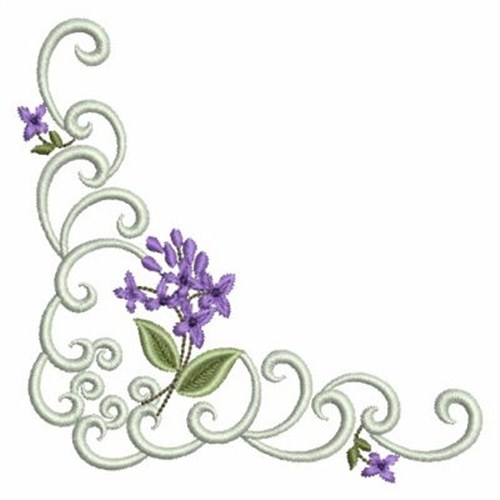 Heirloom Purple Flower Embroidery Designs, Machine Embroidery Designs