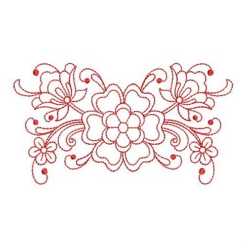 Redwork Flowers Embroidery Designs, Machine Embroidery Designs at ...