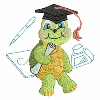 graduation turtle stuffed animal