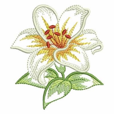 Lily Embroidery Designs, Machine Embroidery Designs at ...