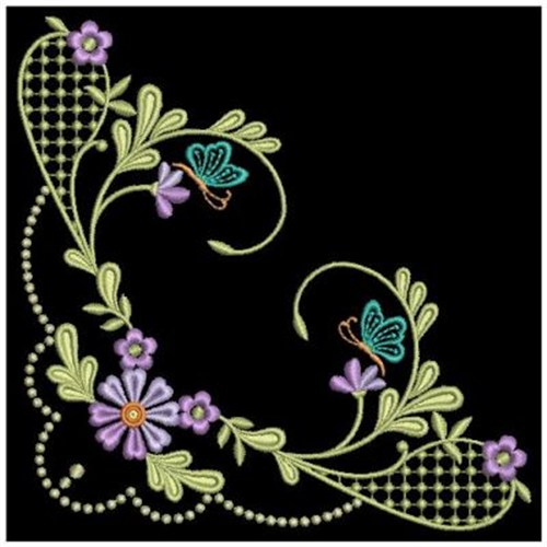 Modern Hand Embroidery Designs Flowers And Butterflies | Embroidery Shops