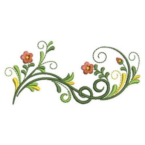 Classic Flower Border Embroidery Designs, Machine Embroidery Designs at ...