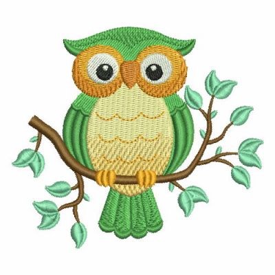 Download Owl In Branch Embroidery Designs, Machine Embroidery ...